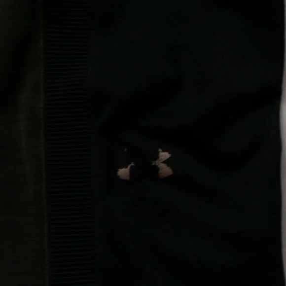 Under Armour Leggings Navy Blue With Gray  Racer Stripe Women's Size S - Picture 5 of 8